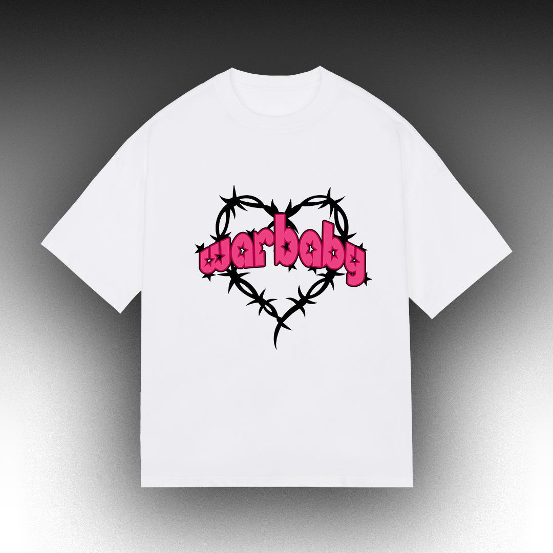 BLACK HEART DEAD ROSE T-SHIRT WHITE