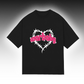 BLACK HEART DEAD ROSE SHIRT BLACK