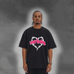 BLACK HEART DEAD ROSE SHIRT BLACK
